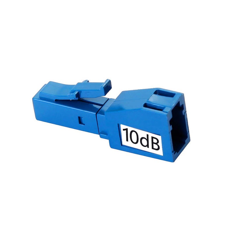 HYFIBER 2 Pack Single Mode LC 10dB Fiber Optic Attenuator, LC/UPC in-Line Fiber Attenuator, Male to Female, Single-Mode Fixed, SM, dB Options: 3dB, 5dB, 7dB, 10dB - Image 3